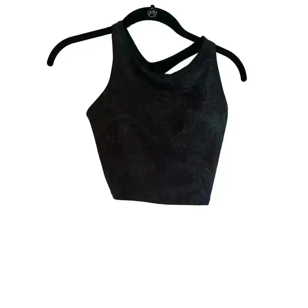 Mono B Palm Leaf Sports Bra Size S B32